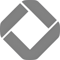 Минималистичный абстрактный логотип компании БиоВитамин в серых тонах на белом фоне